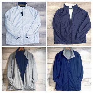 VINTAGE NÁUTICA Men’s Reversible Puffer Jacket